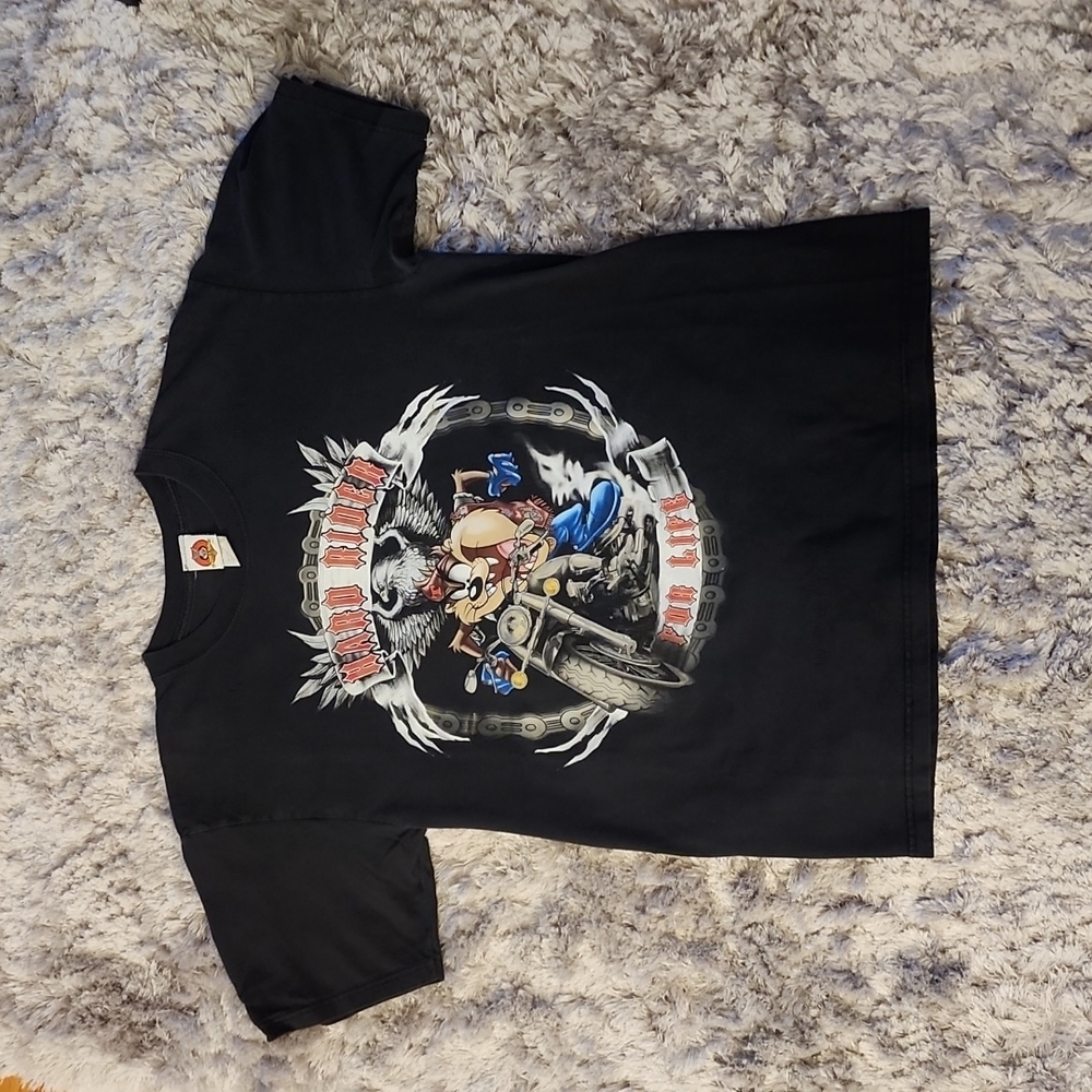 Looney Tunes Biker Taz shirt (Size L)
